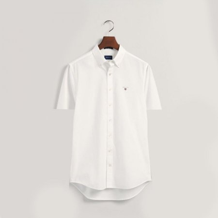 gant shirt	 - ابيض